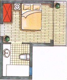 帶衛浴間的臥室宜通風干燥